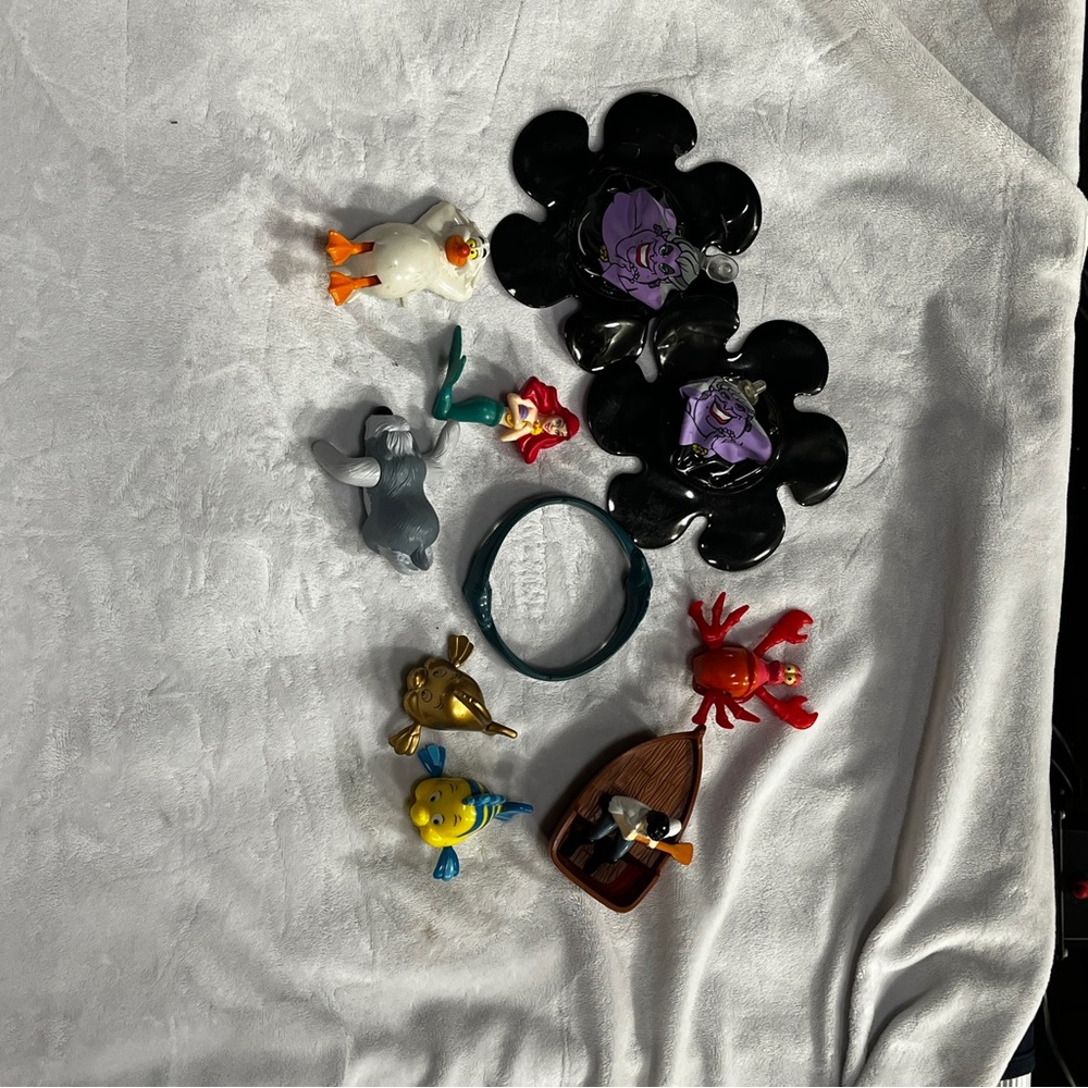 Disney vintage little mermaid McDonalds happy meal toys